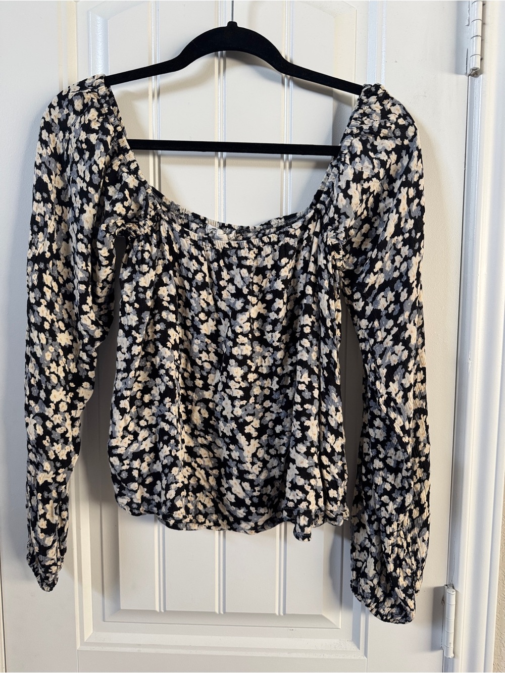 Billabong Floral Peasant top festival boho feminine